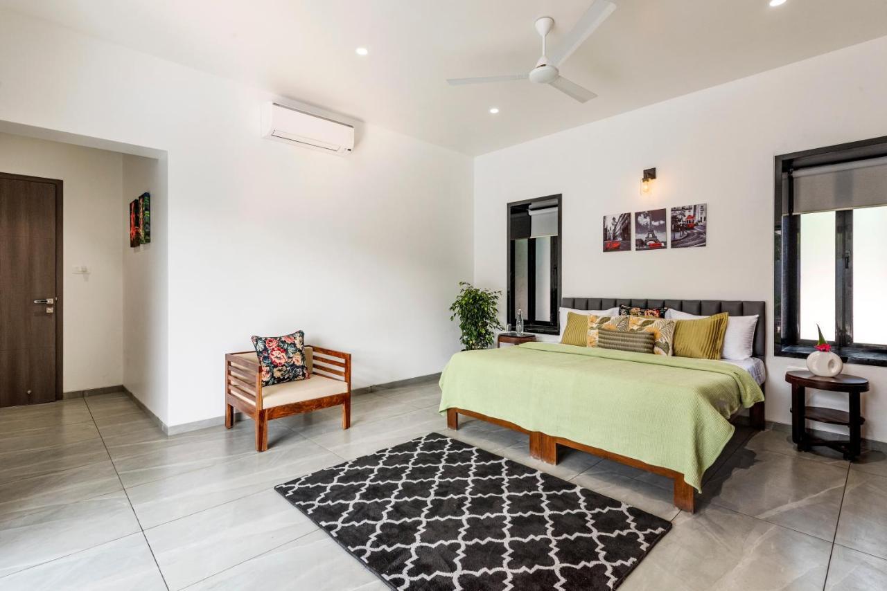 Saffronstays Mayfair Gardens 4 Bedroom Petfriendly Pool Villa Alībāg Exteriér fotografie