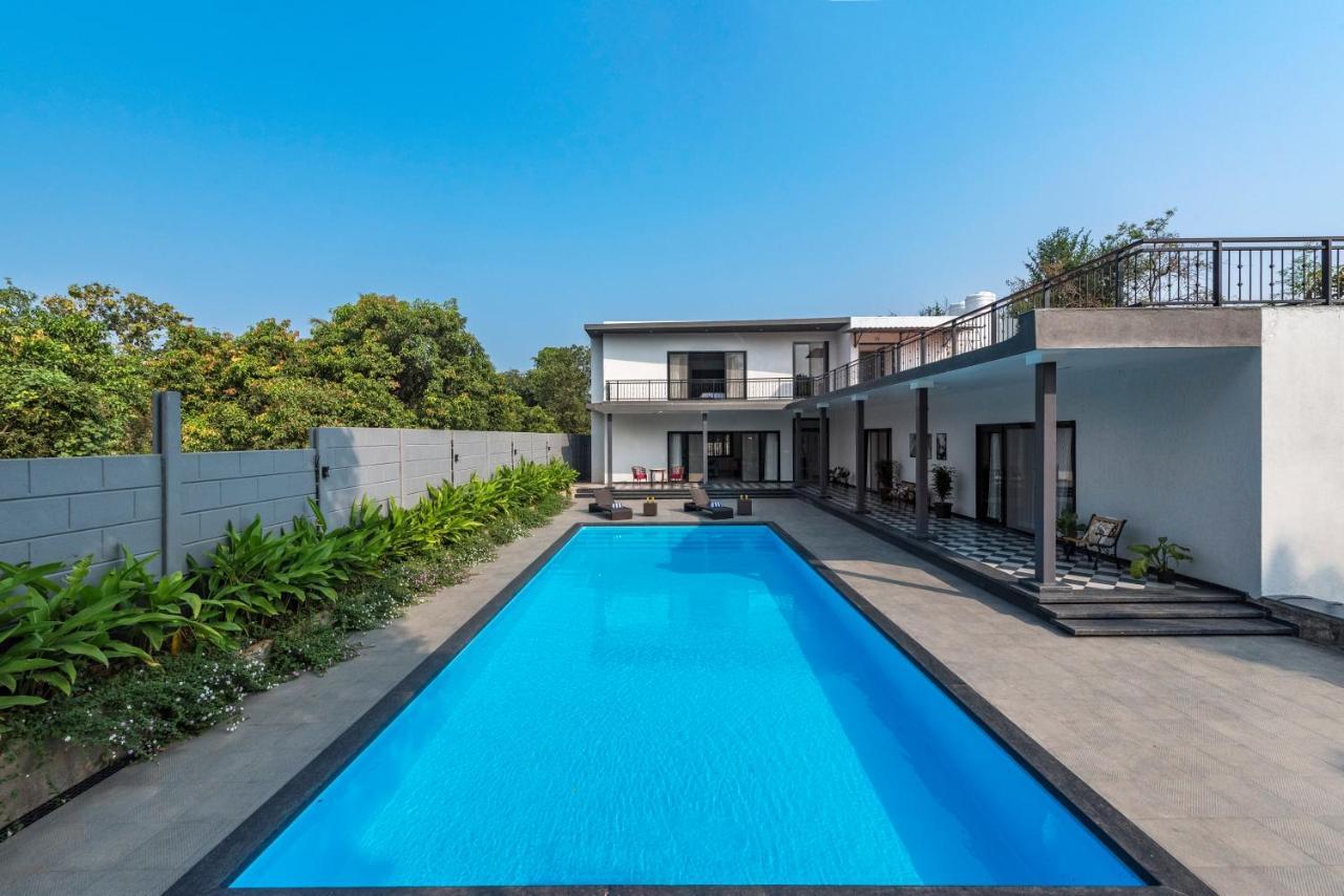 Saffronstays Mayfair Gardens 4 Bedroom Petfriendly Pool Villa Alībāg Exteriér fotografie