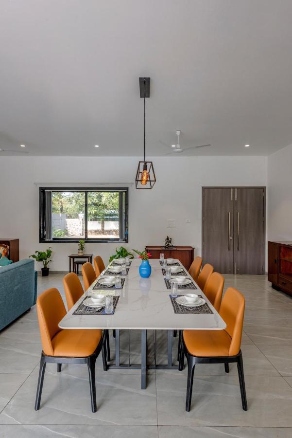 Saffronstays Mayfair Gardens 4 Bedroom Petfriendly Pool Villa Alībāg Exteriér fotografie