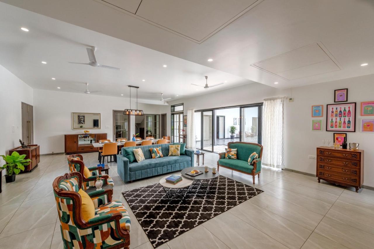 Saffronstays Mayfair Gardens 4 Bedroom Petfriendly Pool Villa Alībāg Exteriér fotografie