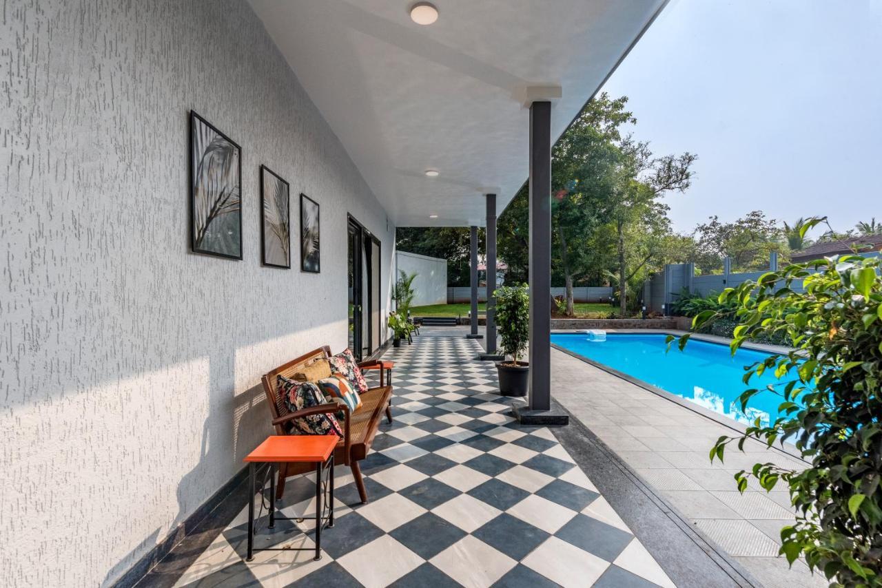 Saffronstays Mayfair Gardens 4 Bedroom Petfriendly Pool Villa Alībāg Exteriér fotografie