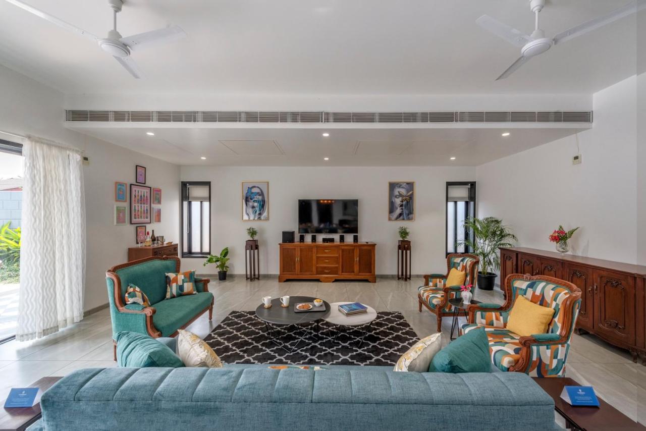 Saffronstays Mayfair Gardens 4 Bedroom Petfriendly Pool Villa Alībāg Exteriér fotografie